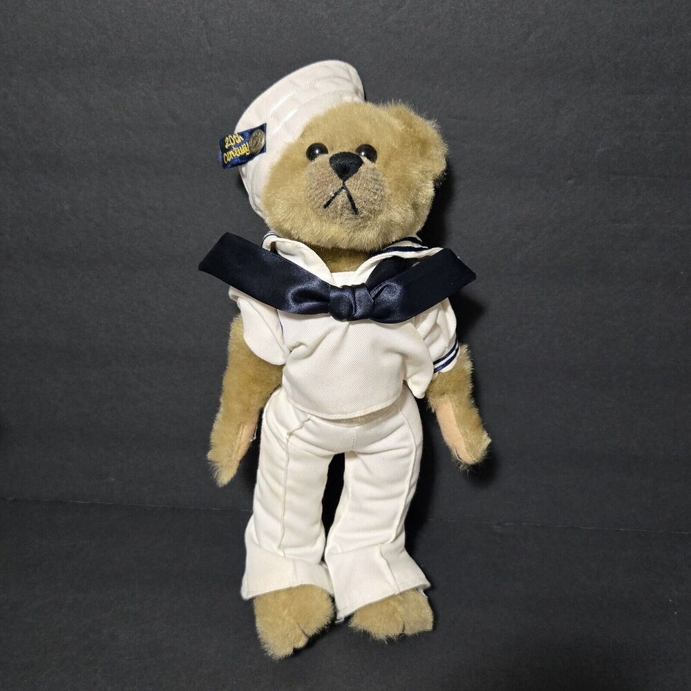 Casey Brass Button Bears‎ 1940’s 20th Century Collectibles 1999 Navy Sailor Bear